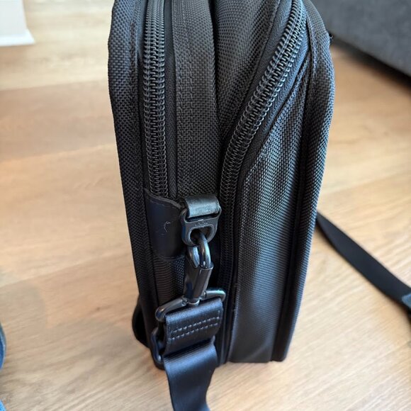 Tumi Alpha Ballistic Briefcase Laptop Computer Bag Expandable Black 26132DH - Picture 7 of 16